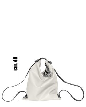 Borsa-zaino in pelle riciclata Lilly: colori e prezzo - www.dampai.it