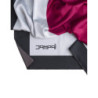 Synthetic silk foluard dark pink