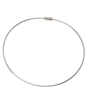 Collana in acciaio FILO con sfere intercambiabili: colori, misura e prezzo - www.dampai.it