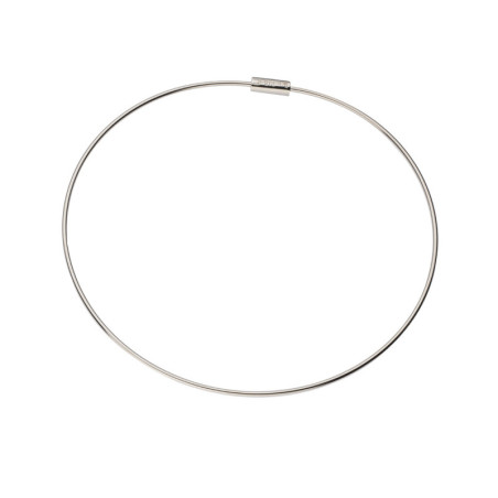 Collana in acciaio FILO con sfere intercambiabili: colori, misura e prezzo - www.dampai.it