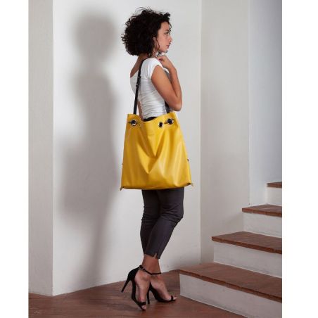 Borsa in pelle trasformabile Doriana: misure, colori e prezzo - www.dampai.it
