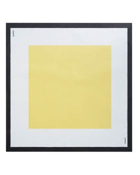Foluard in seta sintetica giallo oro