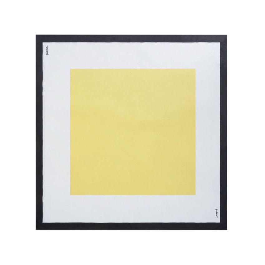 Synthetic silk foluard  gold