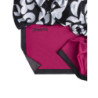 Synthetic silk scarf with damask design