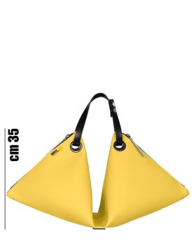 PLAUTILLA N°1 - Handbag in Rubberized Fabric