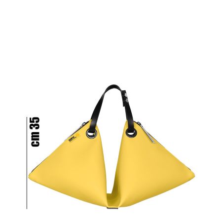 PLAUTILLA N°1 - Handbag in Rubberized Fabric