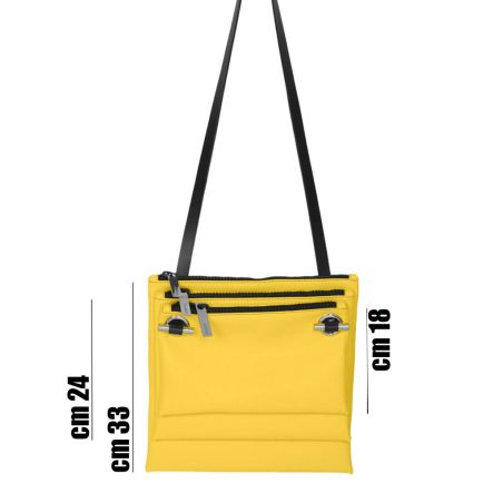 Shoulder bag in bonded leather Eileen: size, colors and price - www.dampai.it