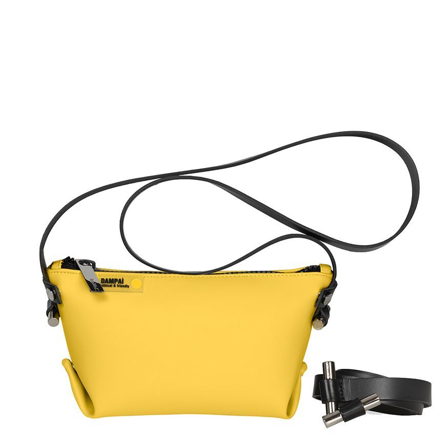 POUCH & Shoulder Strap - Clutch bag in rubberized fabric POUCH & Shoulder Strap - Clutch bag in rubberized fabric