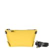 POUCH & Shoulder Strap - Clutch bag in rubberized fabric