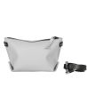 Clutch bag in recycled leather Pouch & Shoulder strap: details- www.dampai.it