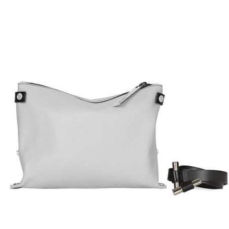 Pochette in pelle riciclata Pouch & Tracolla: misure e combinazioni - www.dampai.it