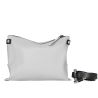 Clutch bag in recycled leather Pouch & Shoulder strap: details- www.dampai.it