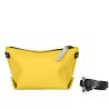 Clutch bag in recycled leather Pouch & Shoulder strap: details- www.dampai.it
