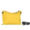 Clutch bag in recycled leather Pouch & Shoulder strap: details- www.dampai.it
