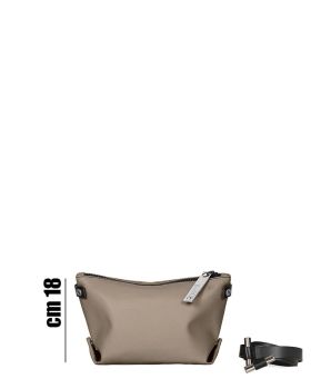 Pochette in pelle riciclata Pouch & Tracolla: misure e combinazioni - www.dampai.it