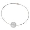Collana in acciaio FILO con sfere intercambiabili: colori, misura e prezzo - www.dampai.it