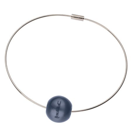 Collana in acciaio FILO con sfere intercambiabili: colori, misura e prezzo - www.dampai.it