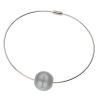 Collana in acciaio FILO con sfere intercambiabili: colori, misura e prezzo - www.dampai.it