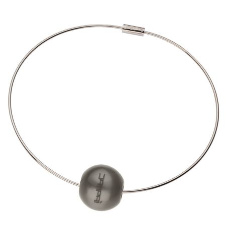 Collana in acciaio FILO con sfere intercambiabili: colori, misura e prezzo - www.dampai.it