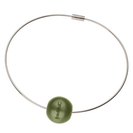 Collana in acciaio FILO con sfere intercambiabili: colori, misura e prezzo - www.dampai.it