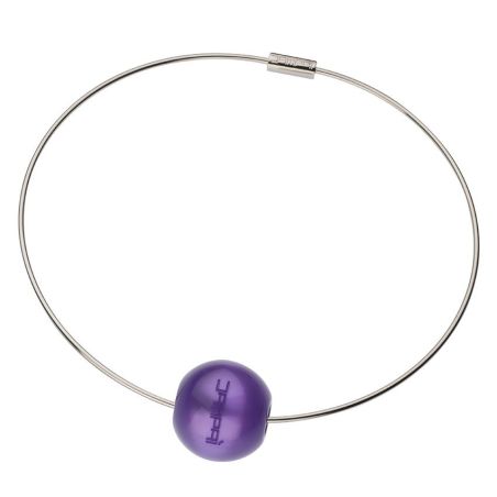 Collana in acciaio FILO con sfere intercambiabili: colori, misura e prezzo - www.dampai.it