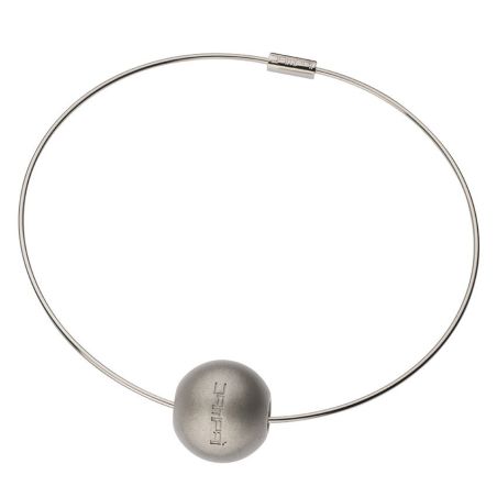 Collana in acciaio FILO con sfere intercambiabili: colori, misura e prezzo - www.dampai.it