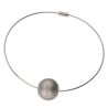 Collana in acciaio FILO con sfere intercambiabili: colori, misura e prezzo - www.dampai.it