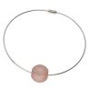 Collana in acciaio FILO con sfere intercambiabili: colori, misura e prezzo - www.dampai.it