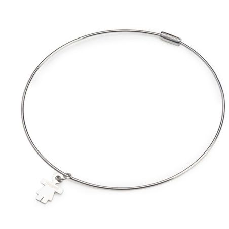 Collana in acciaio FILO con sfere intercambiabili: colori, misura e prezzo - www.dampai.it