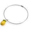 Collana in acciaio FILO con sfere intercambiabili: colori, misura e prezzo - www.dampai.it