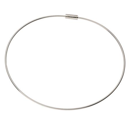 Collana in acciaio FILO con sfere intercambiabili: colori, misura e prezzo - www.dampai.it