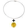 Collana in acciaio FILO con sfere intercambiabili: colori, misura e prezzo - www.dampai.it