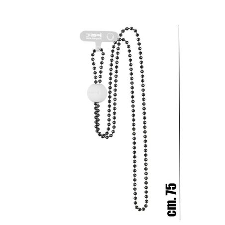 PinkaPallina catenella lunga colore nero