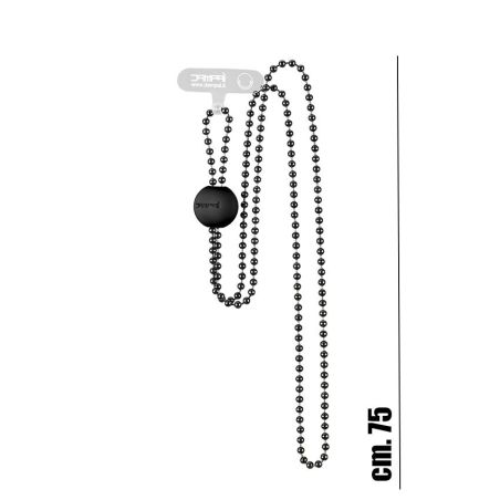 PinkaPallina catenella lunga colore nero