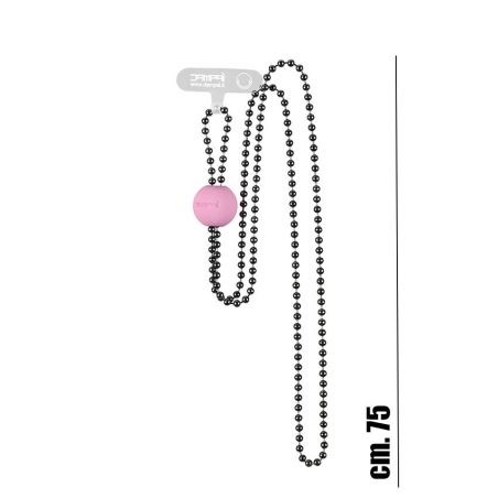 PinkaPallina catenella lunga colore nero