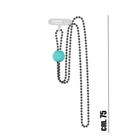 PinkaPallina catenella lunga colore nero