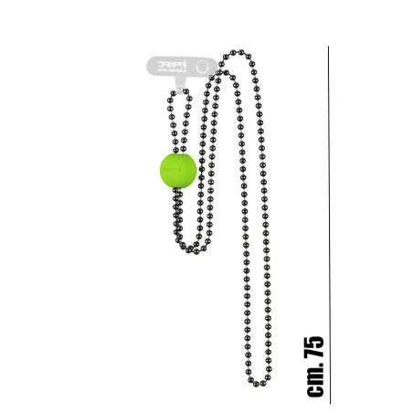 PinkaPallina catenella lunga colore nero