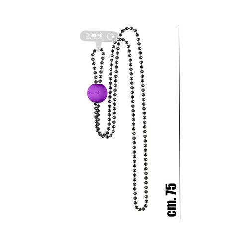 PinkaPallina catenella lunga colore nero