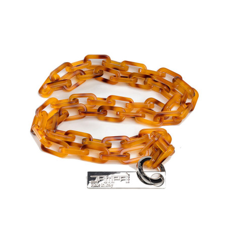 Resin chain for bag, tortoise color: size, combinations and price - www.dampai.it
