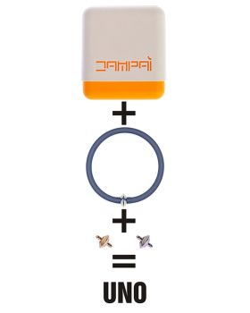 Rubber bracelet Uno: sizes, colors and price - www.dampai.it