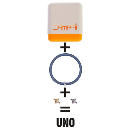 Rubber bracelet Uno: sizes, colors and price - www.dampai.it