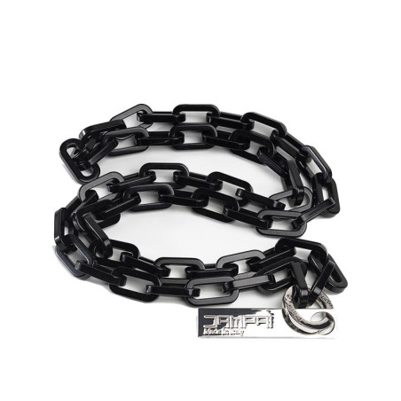 Black resin chain for bag: sizes and price - www.dampai.it