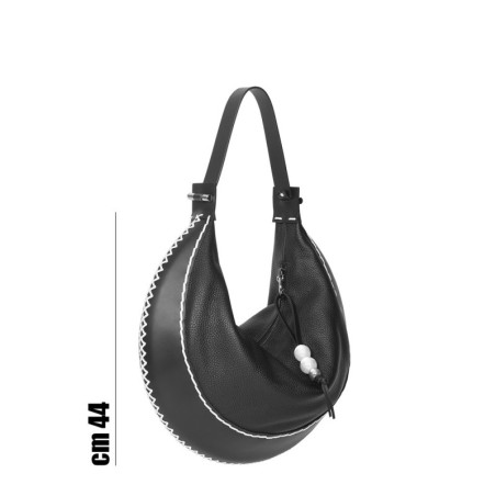 Leather bag Ventosa: size, features and price - www.dampai.it