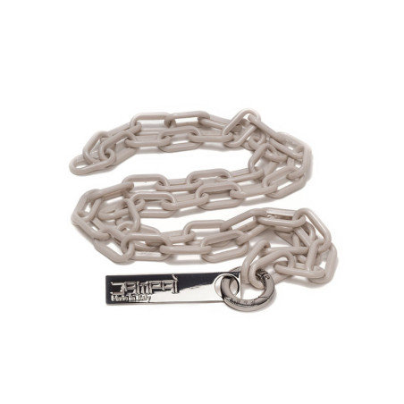Interchangeable cream-colored plastic chain for bags: sizes and price - www.dampai.it