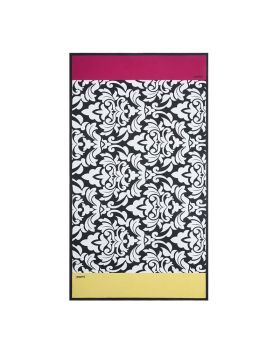 Scarf/Pareo in silk with damask design: sizes and prices - www.dampai.it