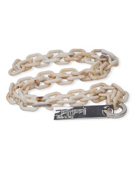 Acrylic chain ivory color for bags: sizes and combinations - www.dampai.it