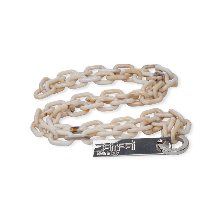 Acrylic chain ivory color for bags: sizes and combinations - www.dampai.it