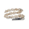Acrylic chain ivory color for bags: sizes and combinations - www.dampai.it