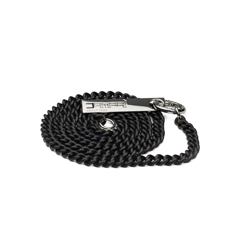 Black Grumette chain, in metal for bags: combinations and price - www.dampai.it