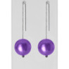 Design Bijoux, Steel Earrings with interchangeable PEARLS